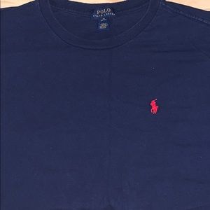 Navy Blue XL Kids Polo Tee